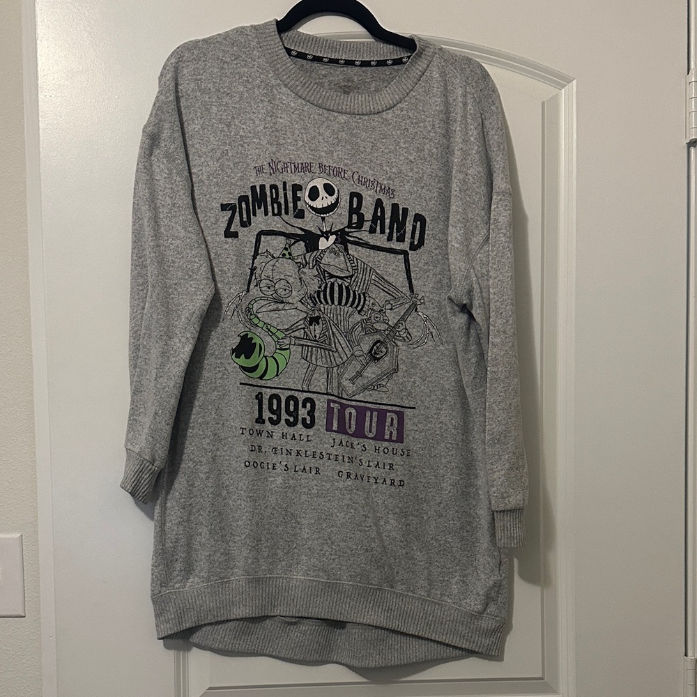 Nightmare Before Christmas Band Sleep Shirt